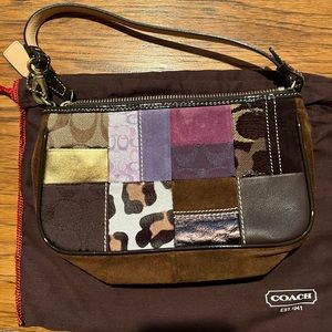 Small Coach patchwork purse